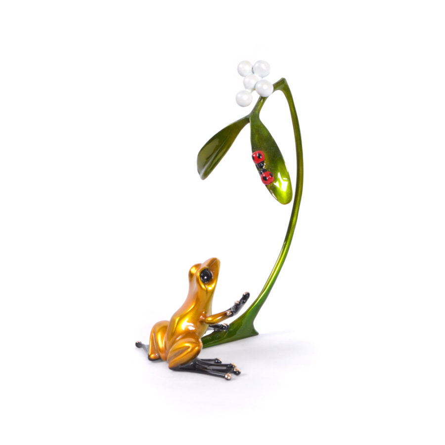 Mistletoe Frogman Tim Cotterill Bronze Sculpture