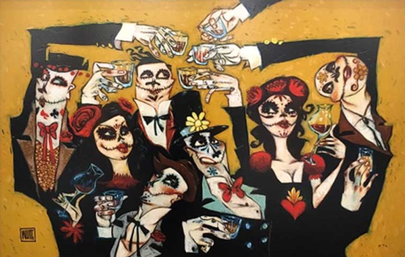 todd white dead mans party print