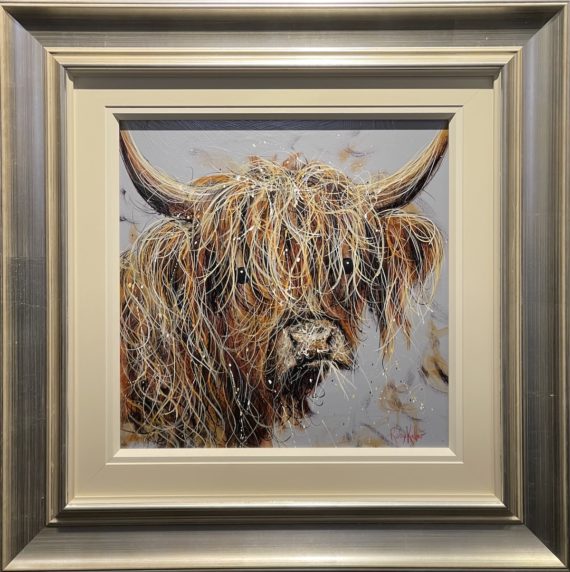 ruby keller highland cow cattle paintings