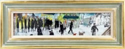 Group Series, Market original mixed media painting by John Thompson