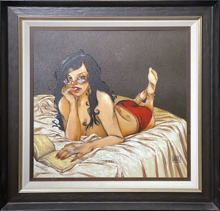 She Still Likes To Feel The Pages todd white limited edition print
