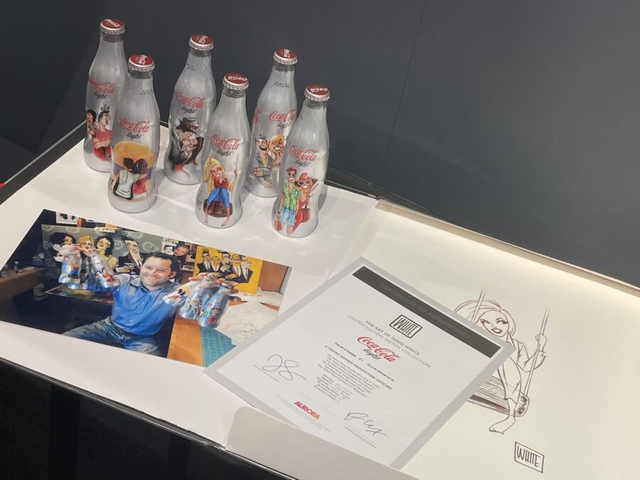 Todd White limited edition Coca Cola set