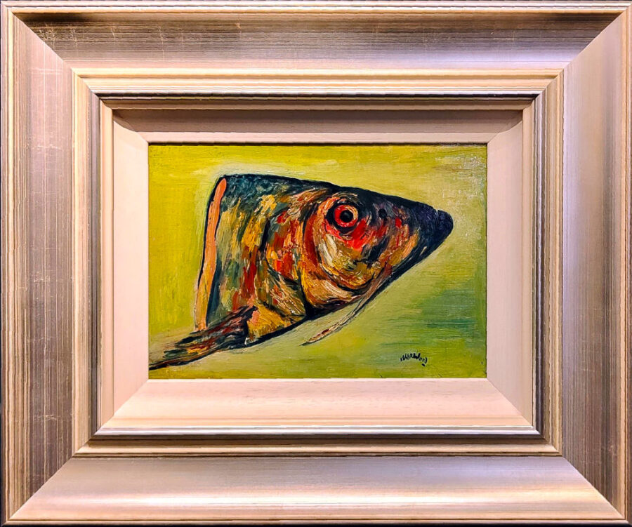 Port Fish original oil painting by James Lawrence Isherwood