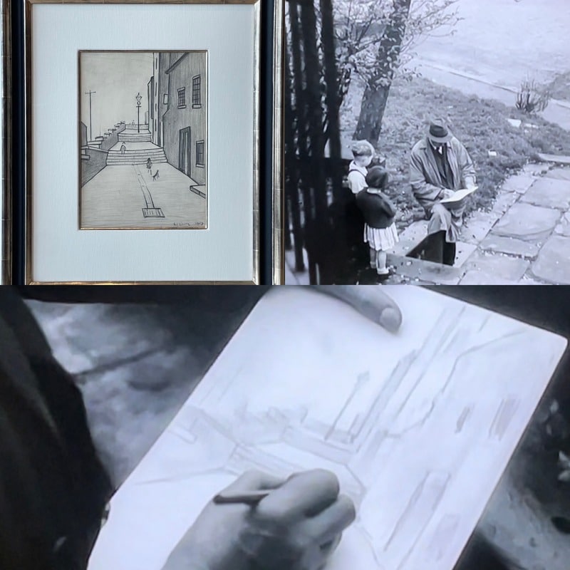 l s lowry original sketch