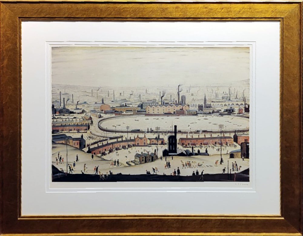 The Pond by LS Lowry Limited Edition print The Pond by LS Lowry signed