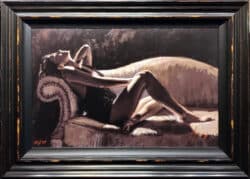 Paola on the Couch limited edition print by Fabian Perez