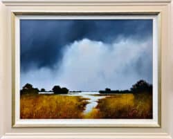 Silent Night original oil painting by Barry Hilton