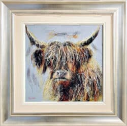 Highland Major by Ruby Keller original acrylic painting