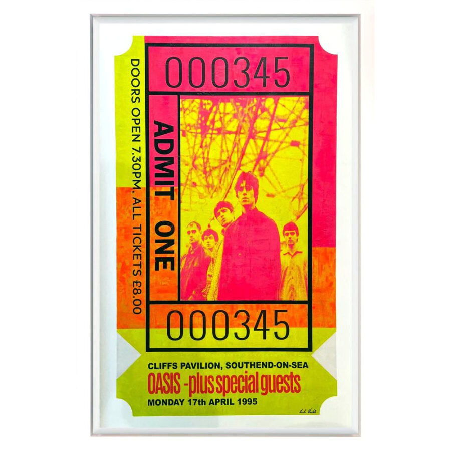 Admit One - Oasis by Linda Charles original artwork