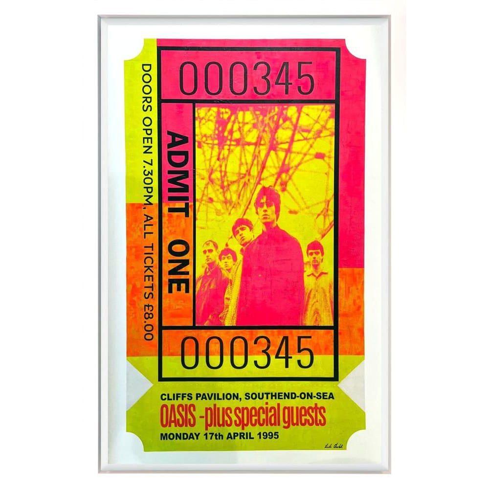 Admit One - Oasis by Linda Charles Admit One - Oasis by Linda Charles original artwork