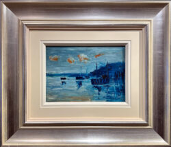 Nocturne St.Ives original oil painting by James Lawrence Isherwood