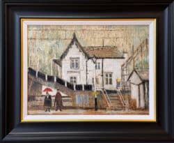 Prestbury Station in the Rain by Lucy Manfredi Original Painting