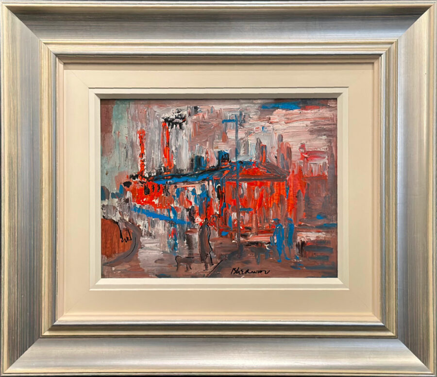 Wigan Queen Street Original Oil painting by James Lawrence Isherwood