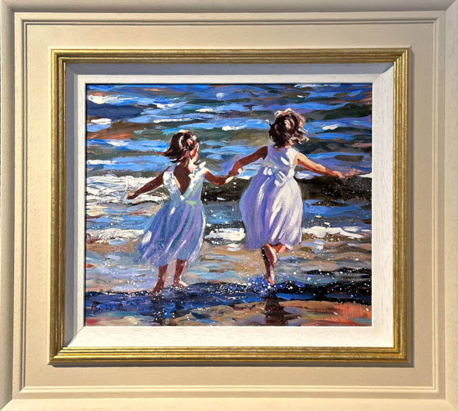 Dancing in the Surf Limited Edition Print by Sherree Valentine Daines