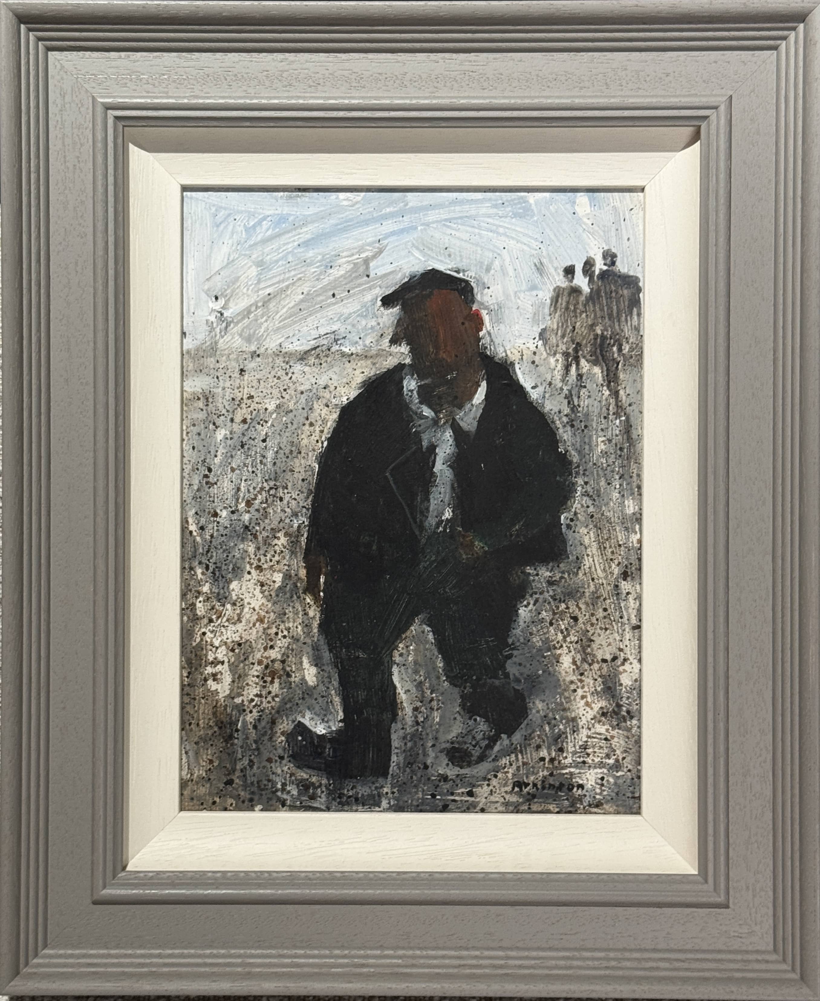 Sue Atkinson original painting beach yorkshire