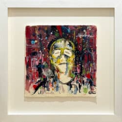 Parenting (Pleasurable Pressure) Original Mixed Media Painting by Ross Constable