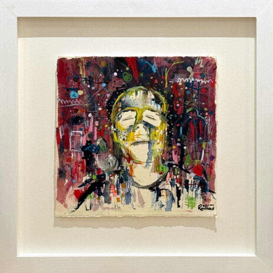 Parenting (Pleasurable Pressure) Original Mixed Media Painting by Ross Constable