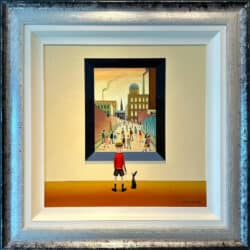 Church Lane by Chris Chapman Original Oil Painting
