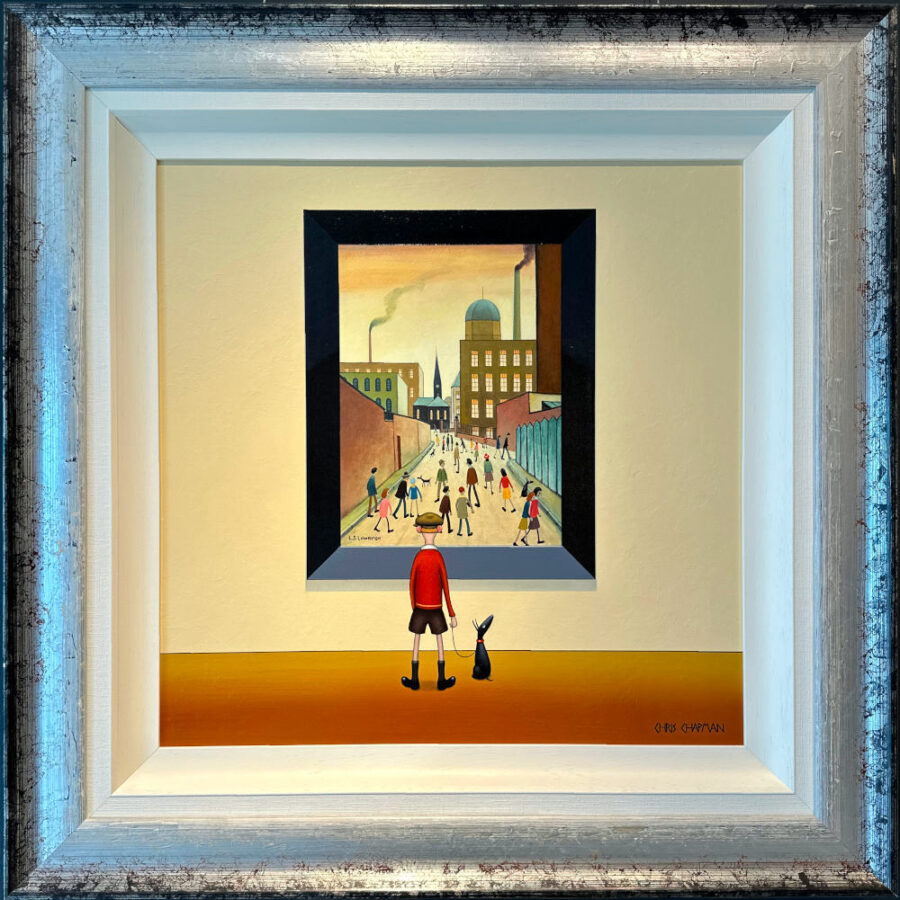 Church Lane by Chris Chapman Original Oil Painting
