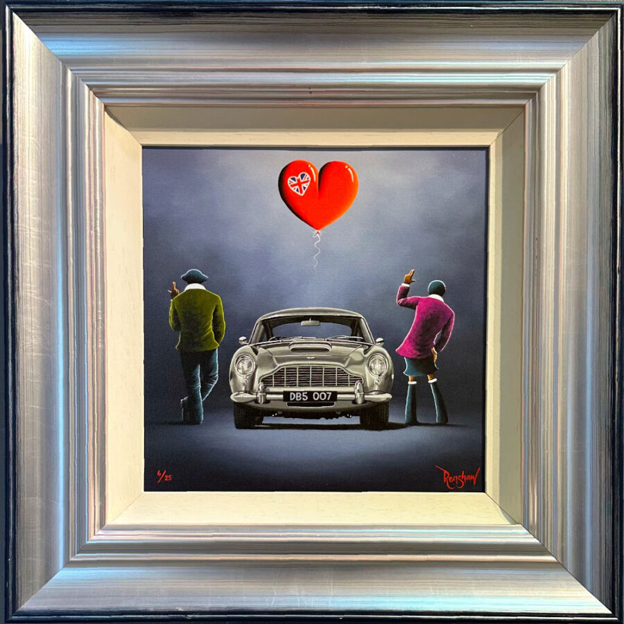 Mr and Mrs Goldfingers by David Renshaw Limited Edition Print