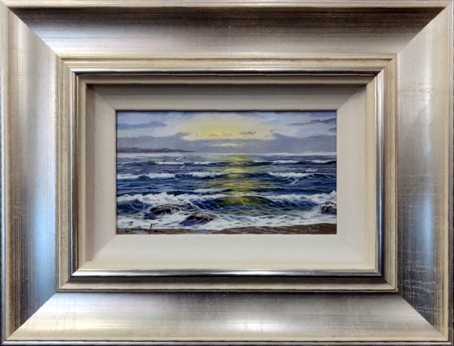 Paradise original oil painting by Joan Puerto Cornella