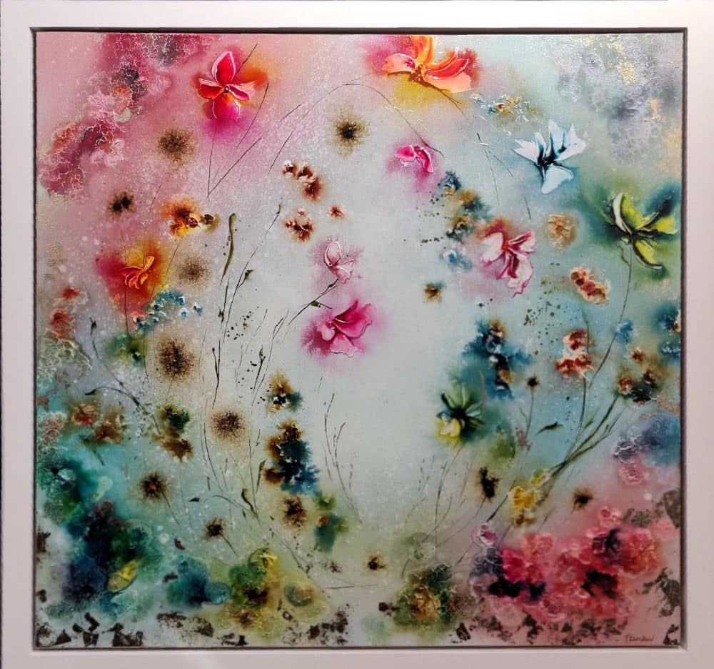 Elegance by Tina Earnshaw Elegance original mixed media painting by Tina Earnshaw