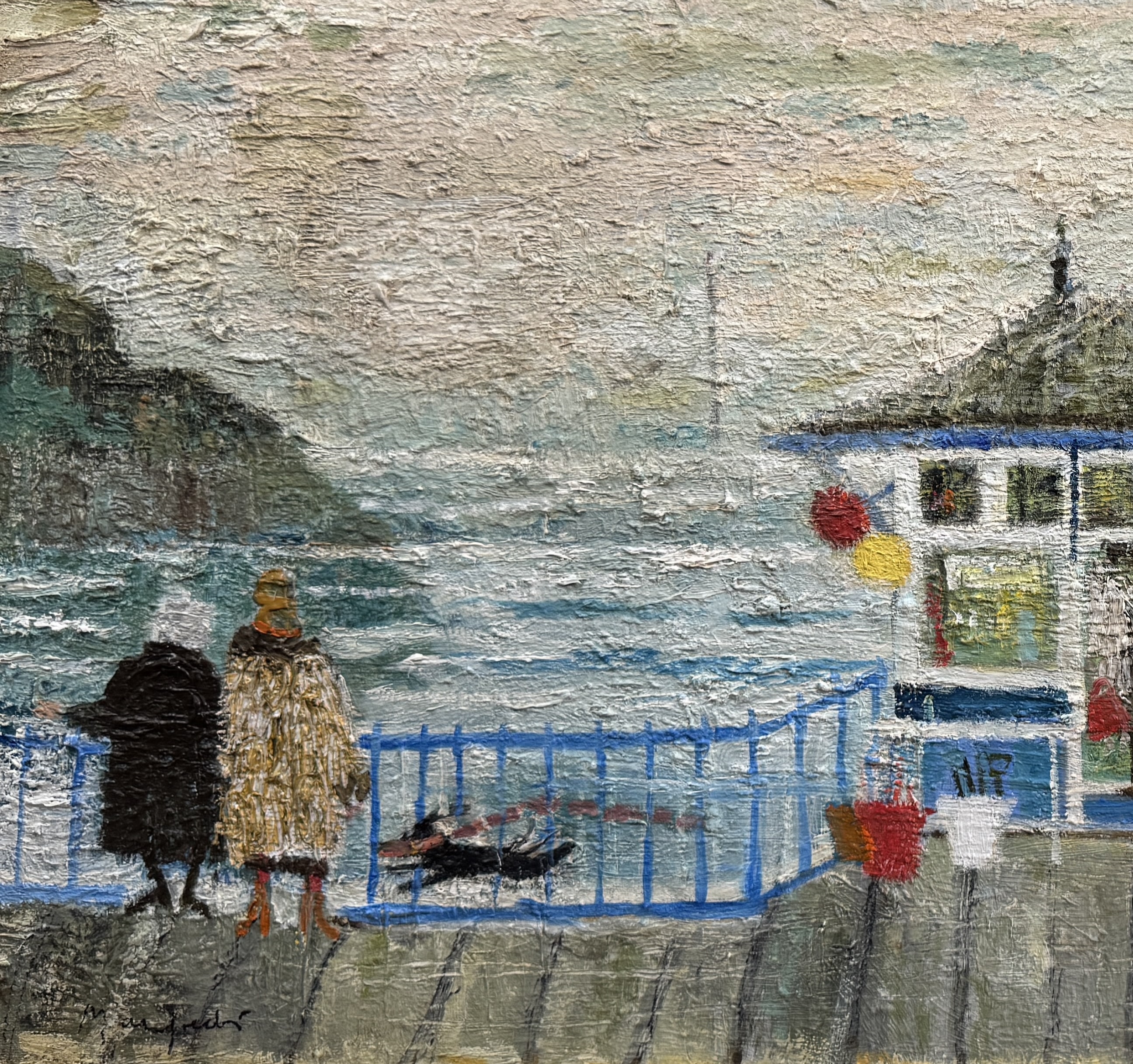 Lucy Manfredi Original Painting Sausage Stealers Llandudno
