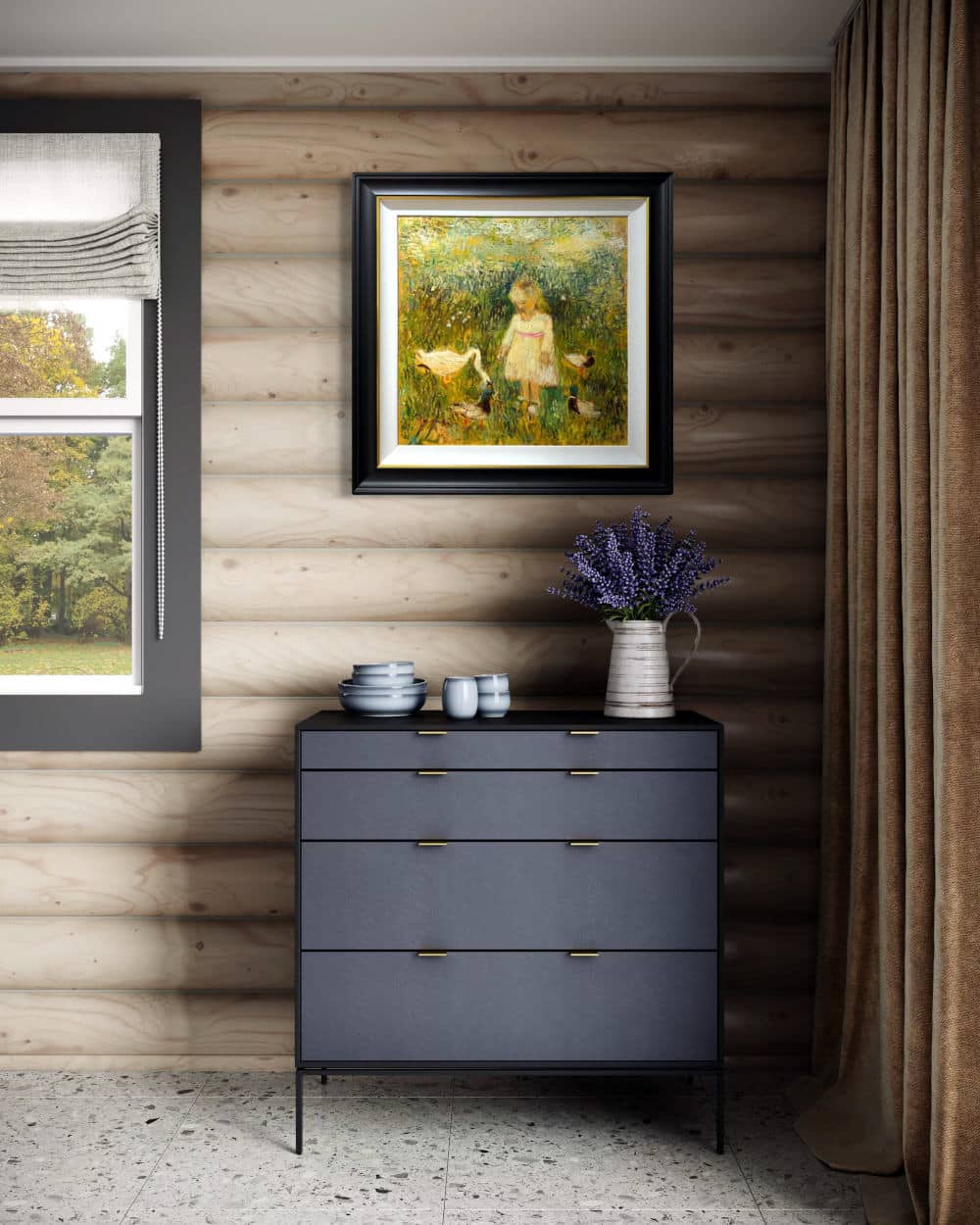 Lucy Manfredi Feeding Time at the Mere