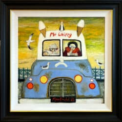 Whippy Chippy Break original oil painting by Lucy Manfredi