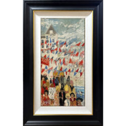 Windy Wednesday original oil painting by Lucy Manfredi