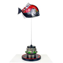Baby Piranha Red Racing 2025 by Alastair Gibson Sculpture