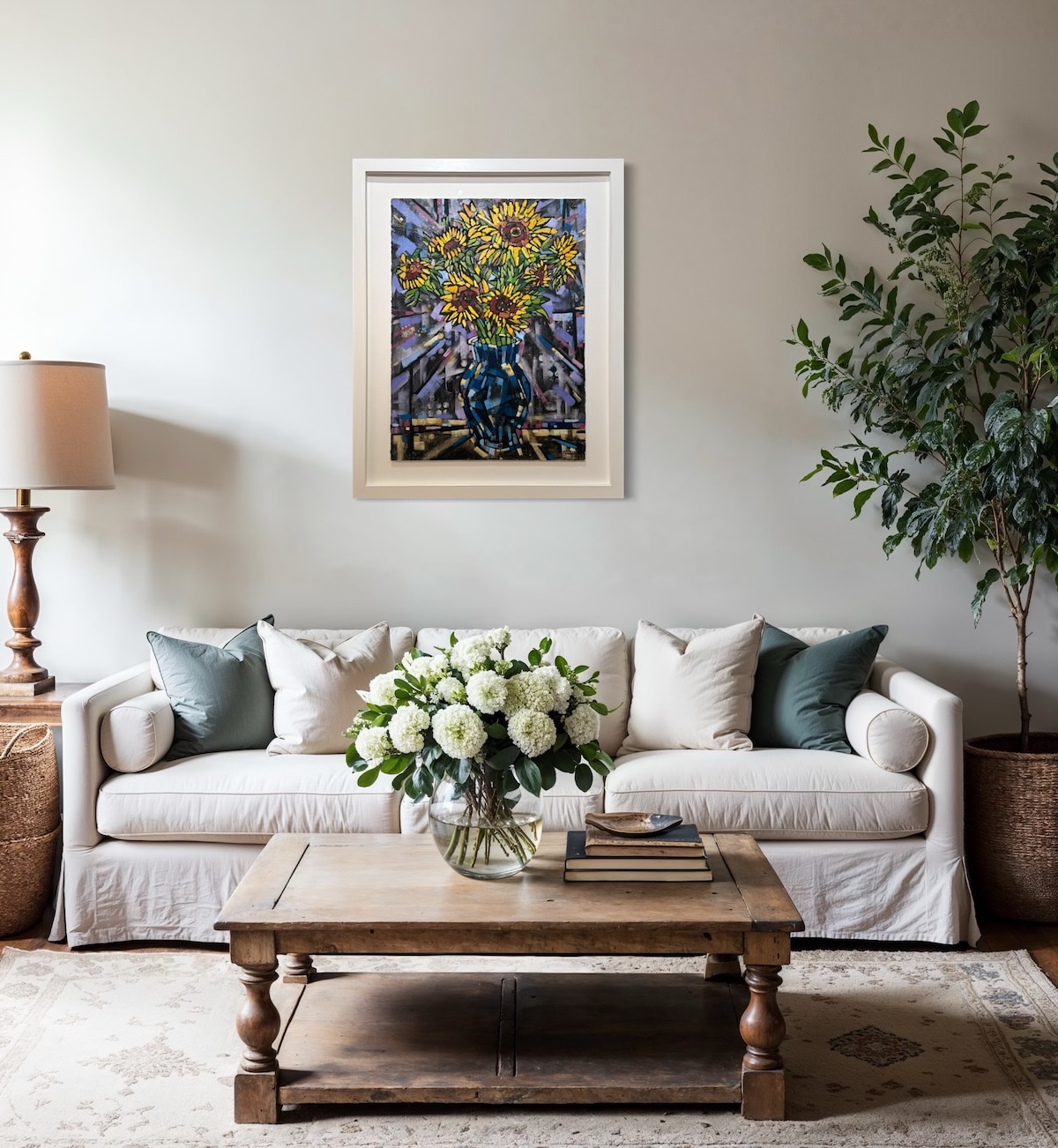 ross constable sunflowers roomset