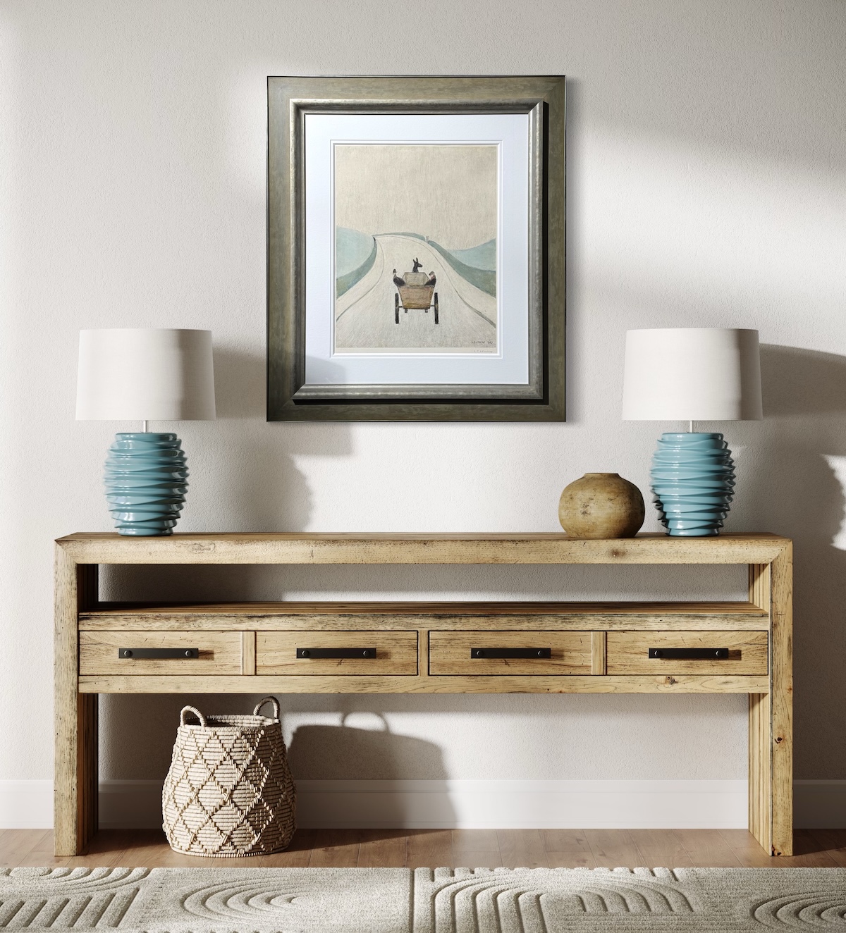 the cart by l s lowry