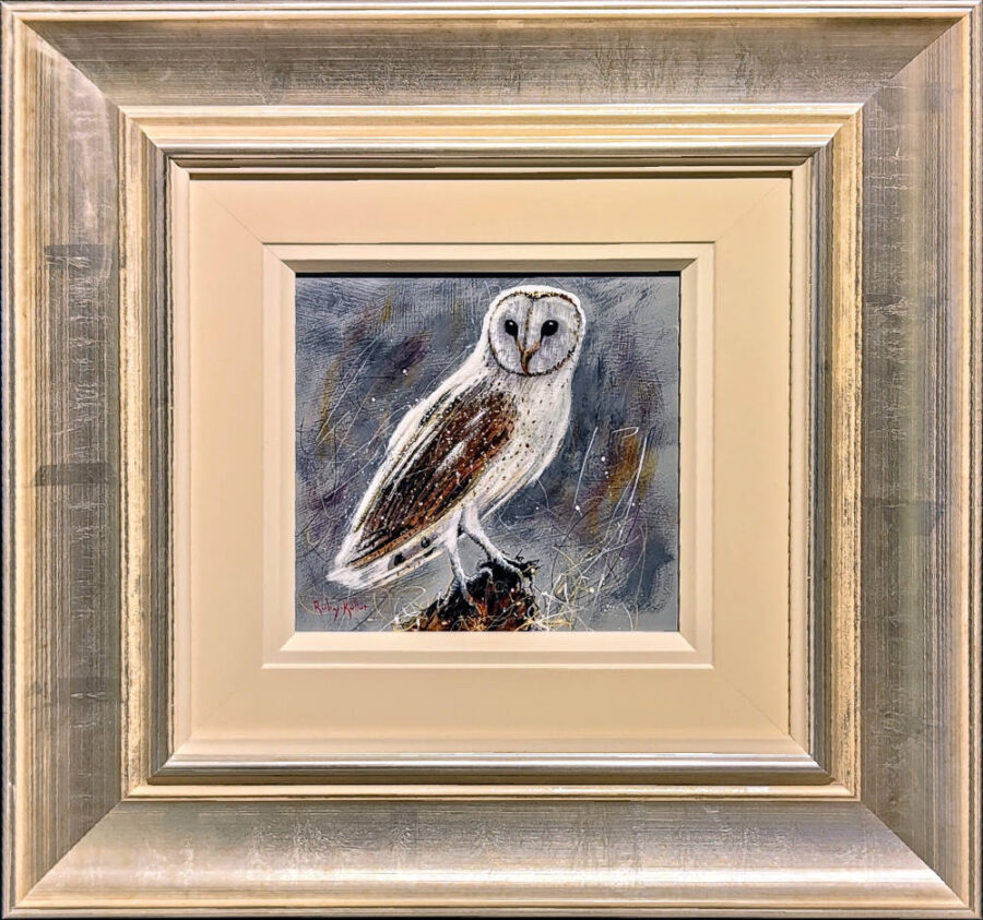 Winter Wisdom original oil painting by Ruby Keller
