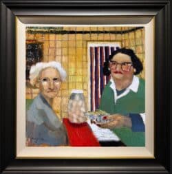 No Scraps Today by Lucy Manfredi Original Painting