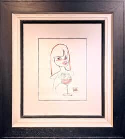 Pink Flush original sketch by Todd White