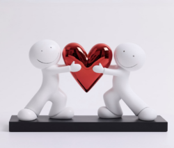 Heart to Heart by Doug Hyde Sculpture