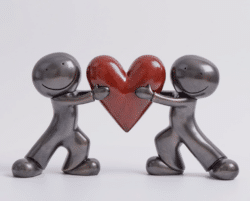 Heart to Heart (Bronze) by Doug Hyde Sculpture