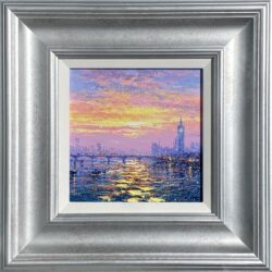 Reflections of Westminster original oil painting by Andrew Grant Kurtis