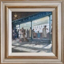 Blue Sea Fisheries by Peter Knox Original Painting