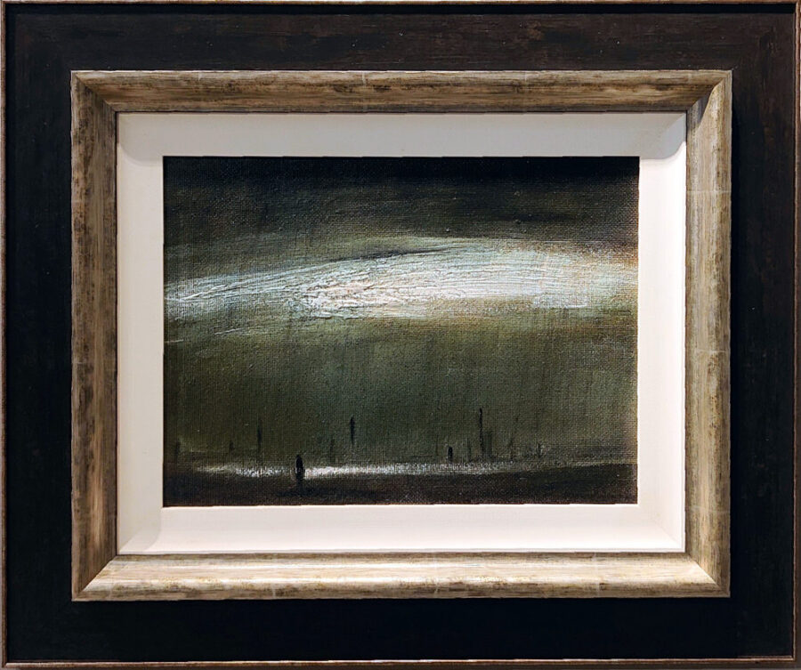 Man, Light and Sky Original Oil Painting by Theodore Major