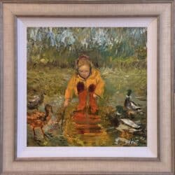 Muddy Puddles by Lucy Manfredi Original Painting
