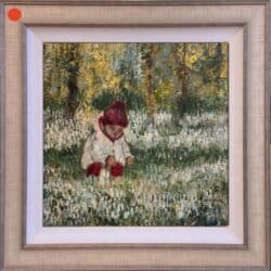 Snowdrops by Lucy Manfredi Original Painting - SOLD