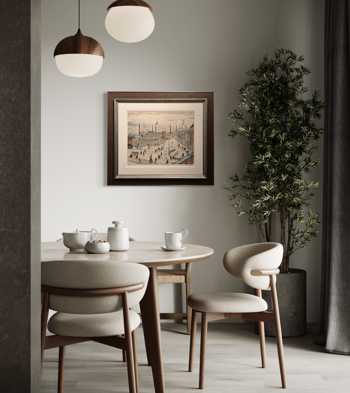 huddersfield by l s lowry