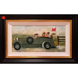 Blowing Away (Study) by Lucy Manfredi Original Painting - SOLD