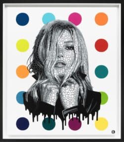 Kate Moss, Face of an Era by Paul Normansell Original Painting