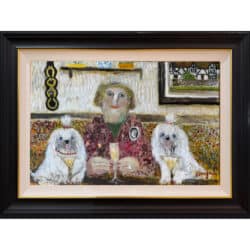 Madge, Midge and Mrs Montgomery by Lucy Manfredi Original Painting