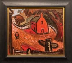 Evening at Apple Bridge by Theodore Major Original Painting