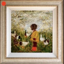 Springtime Splash by Lucy Manfredi Original Painting - SOLD