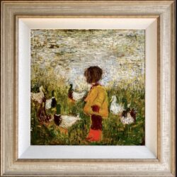 Springtime Splash by Lucy Manfredi Original Painting